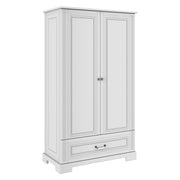 Armoire 2 portes 1 tiroir Bellamy Ines Blanc