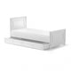Lit 90x200 sommier et tiroir inclus Bellamy Ines Blanc