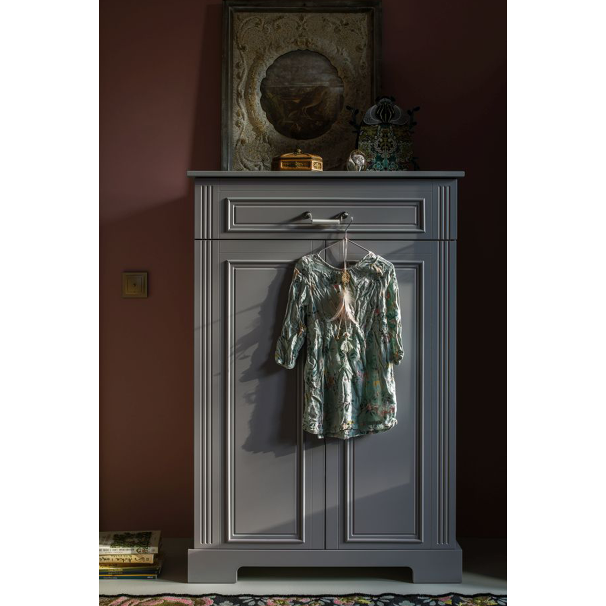 Chiffonnier 2 portes Bellamy Ines - Gris - vue 3
