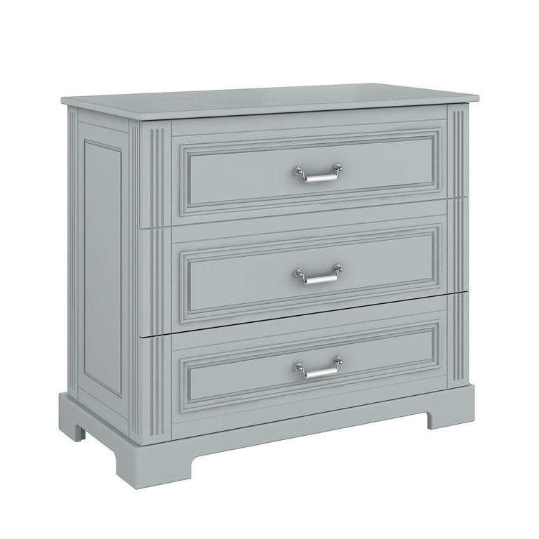 Lit évolutif 70x140 et commode 3 tiroirs Bellamy Ines Gris - vue 4