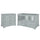 Lit évolutif 70x140 et commode 3 tiroirs Bellamy Ines Gris