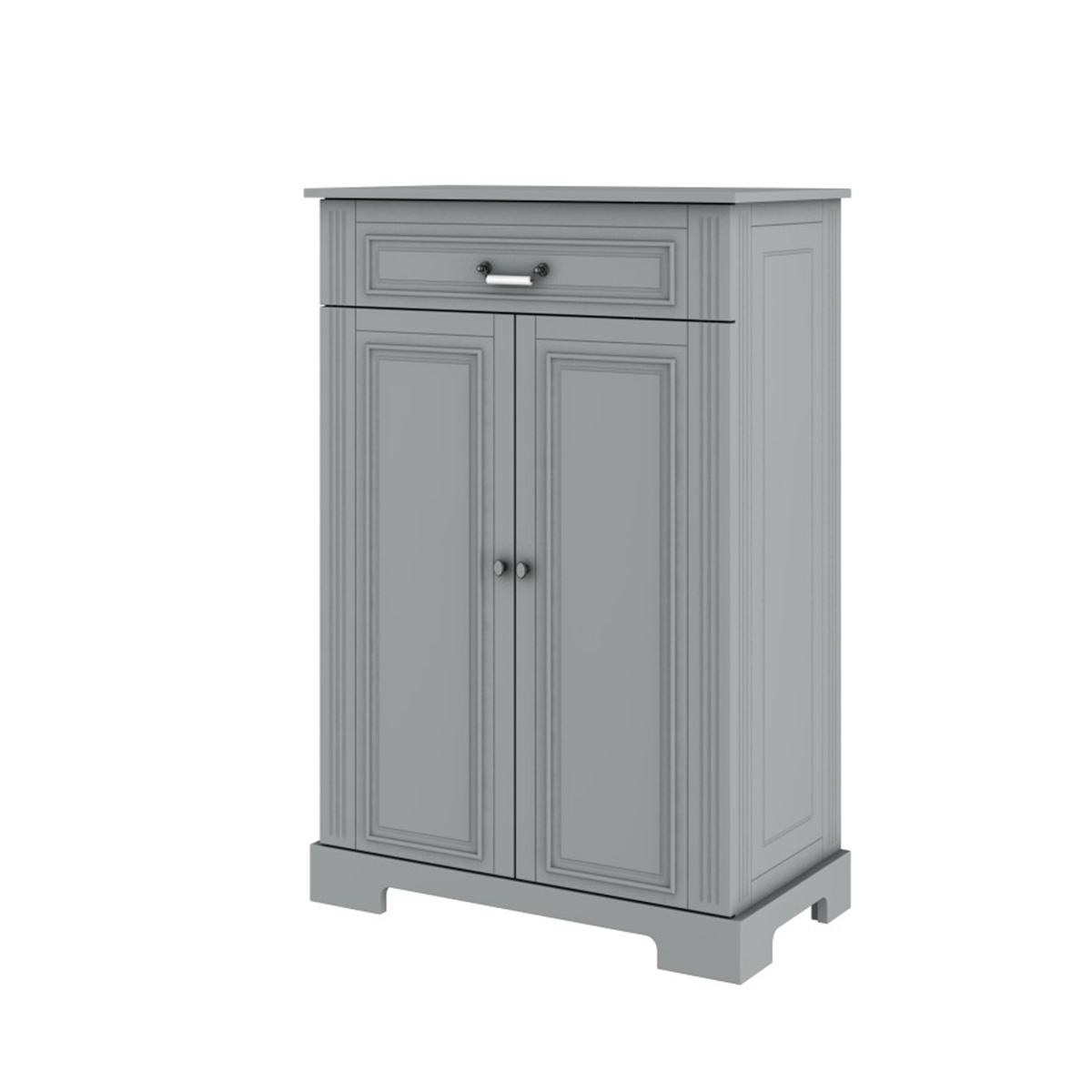 Chiffonnier 2 portes Bellamy Ines - Gris - vue 2