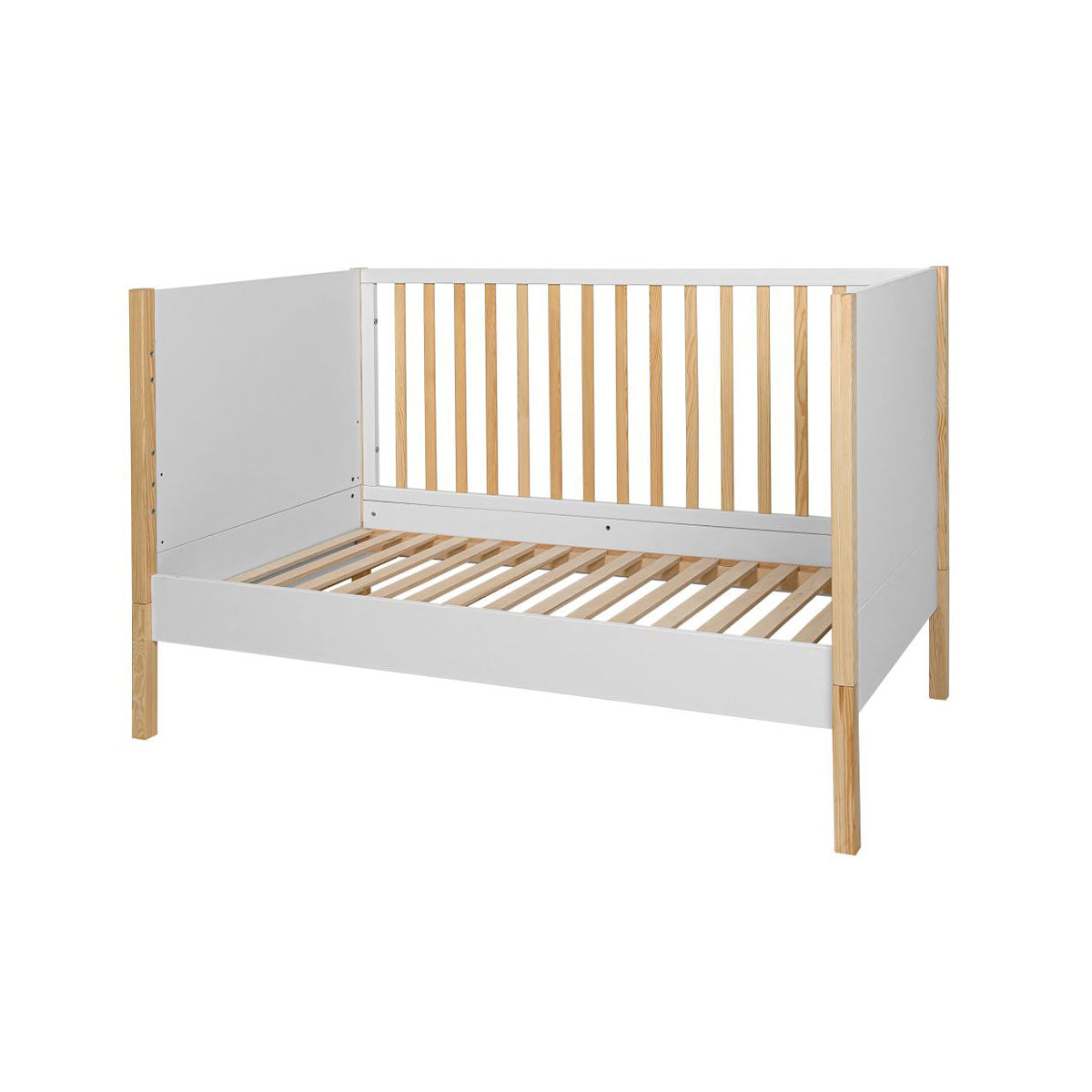 Lit évolutif 70x140 Bellamy Juliette Blanc et bois - vue 3