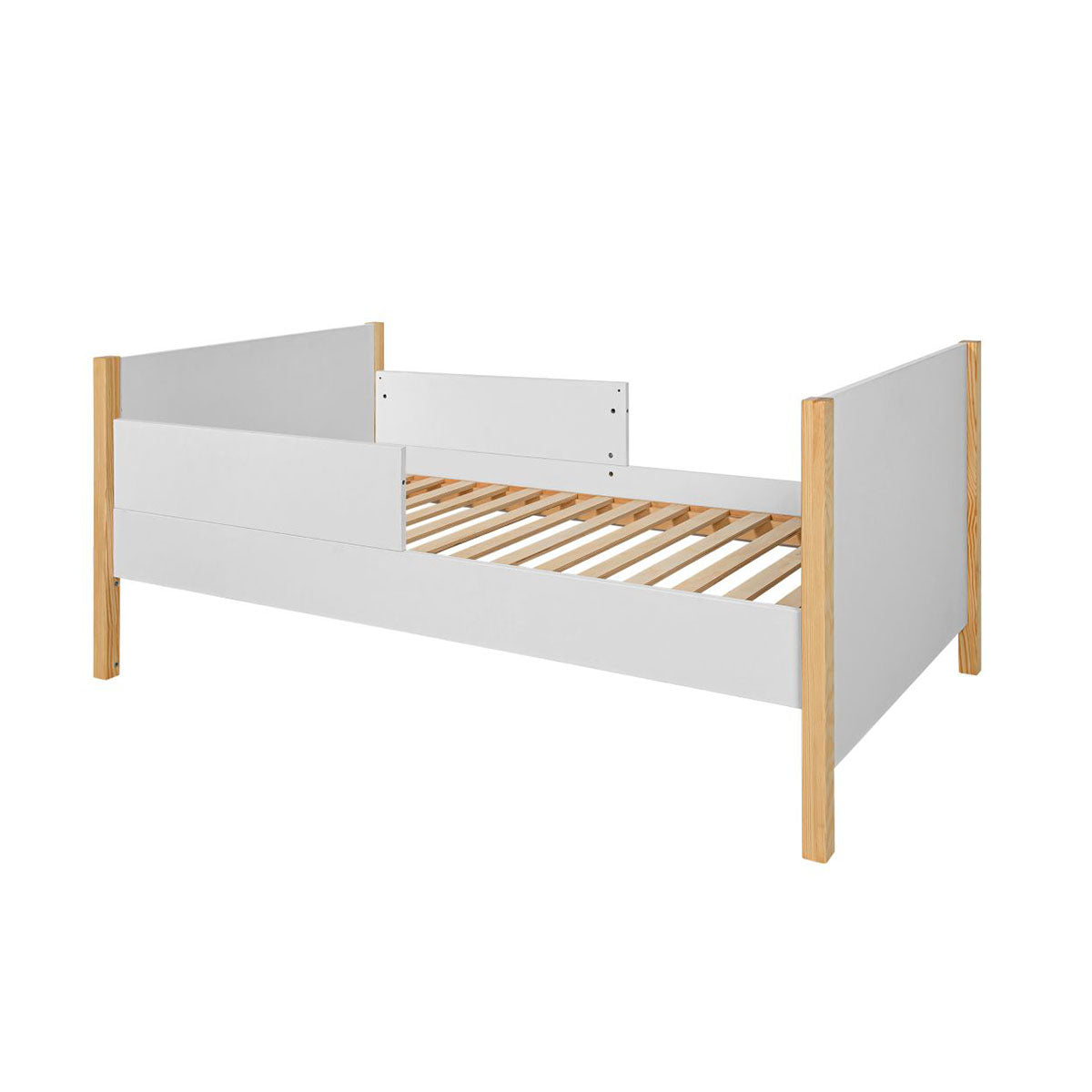 Lit évolutif 70x140 Bellamy Juliette Blanc et bois - vue 4