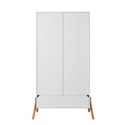 Armoire 2 portes 1 tiroir Bellamy Lotta Blanc