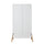 Armoire 2 portes 1 tiroir Bellamy Lotta Blanc