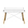 Bureau 2 tiroirs Bellamy Lotta Blanc
