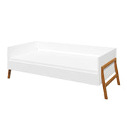Lit 80x160 sommier inclus Bellamy Lotta Blanc