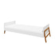 Lit 90x200 sommier inclus Bellamy Lotta Blanc