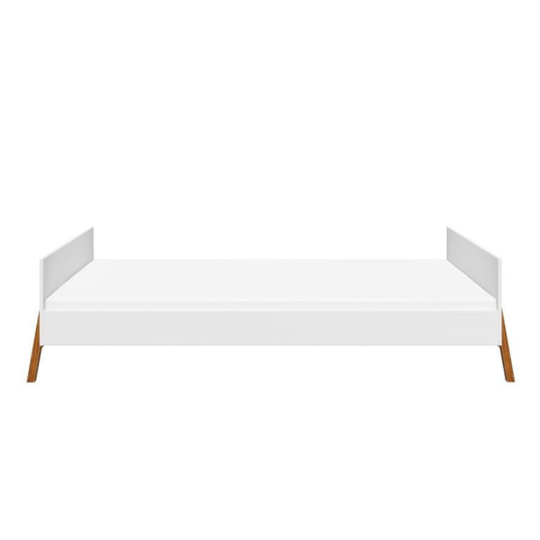 Lit 90x200 sommier inclus Bellamy Lotta Blanc - vue 2