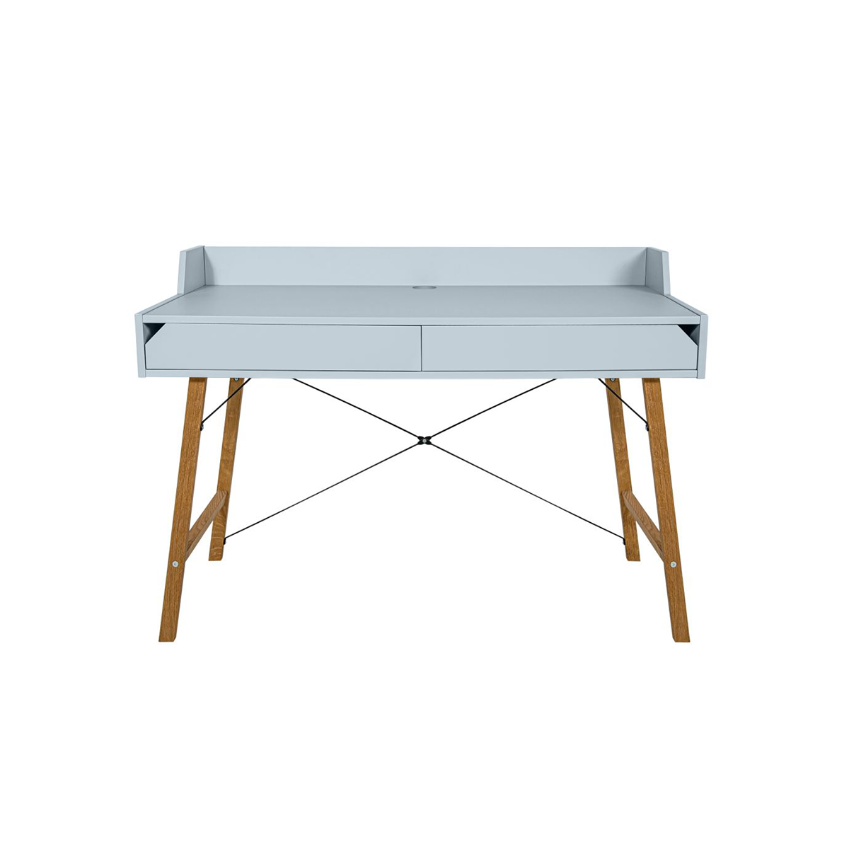 Bureau 2 tiroirs Bellamy Lotta - Bleu