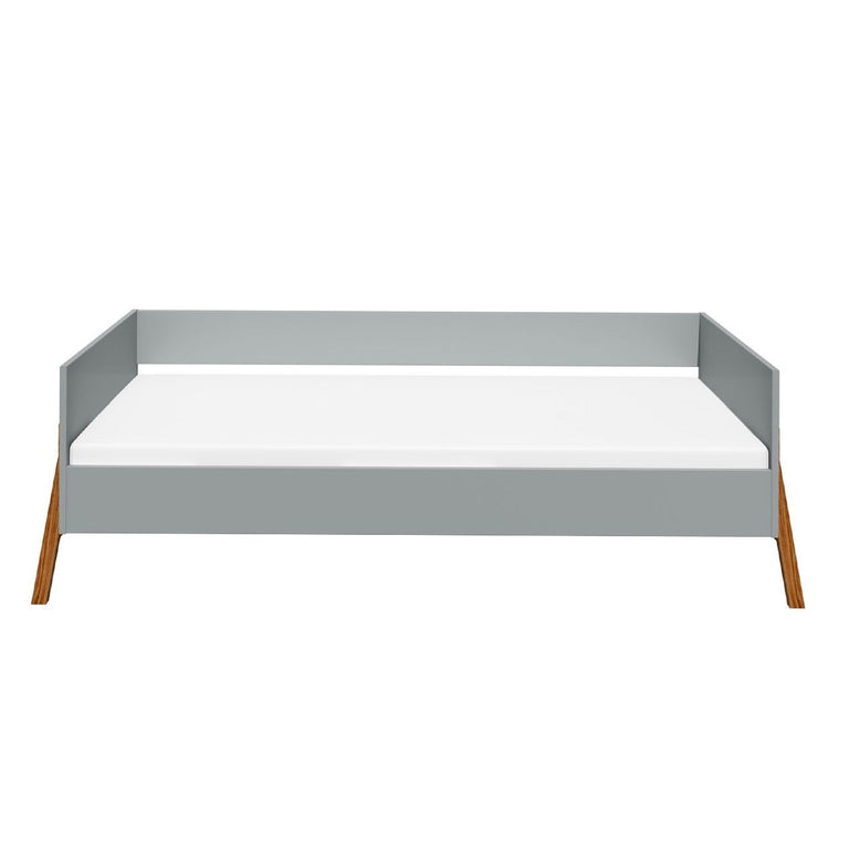 Lit 80x160 sommier inclus Bellamy Lotta Gris - vue 2