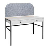 Bureau panneau inclus Bellamy Lumi Blanc et noir