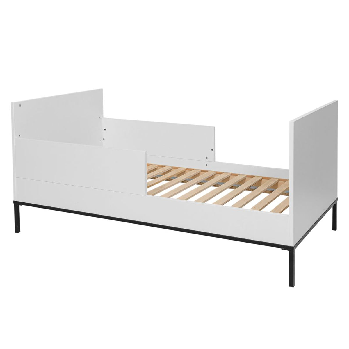 Lit évolutif 70x140 Bellamy Lumi Blanc et noir - vue 4