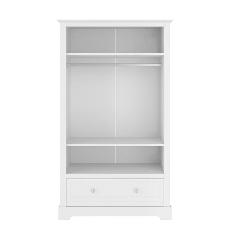 Lit évolutif 70x140 et armoire 2 portes Bellamy Marylou Blanc - vue 6