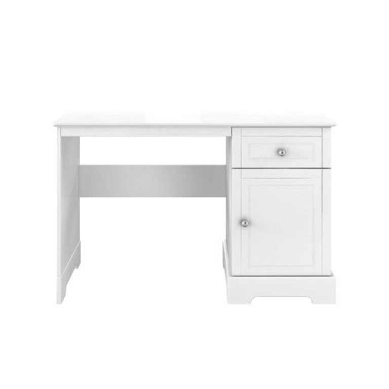 Bureau 1 tiroir 1 porte Bellamy Marylou Blanc - vue 2