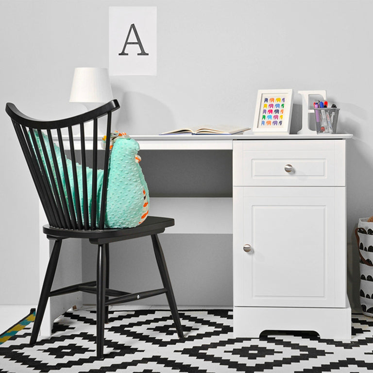 Bureau 1 tiroir 1 porte Bellamy Marylou Blanc - vue 5