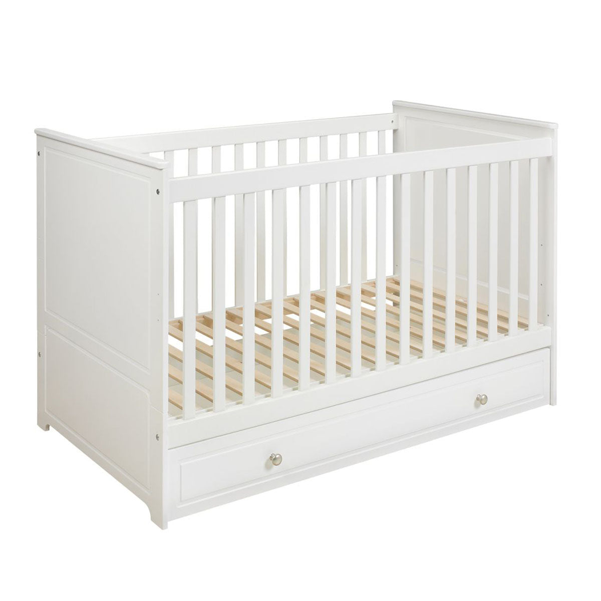 Lit bébé 60x120 tiroir inclus Bellamy Marylou Blanc