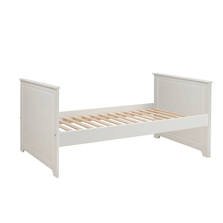 Lit évolutif 70x140 et armoire 2 portes Bellamy Marylou Blanc - vue 4