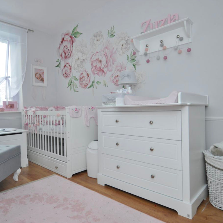 Lit évolutif 70x140 et commode 3 tiroirs Bellamy Marylou Blanc - vue 6