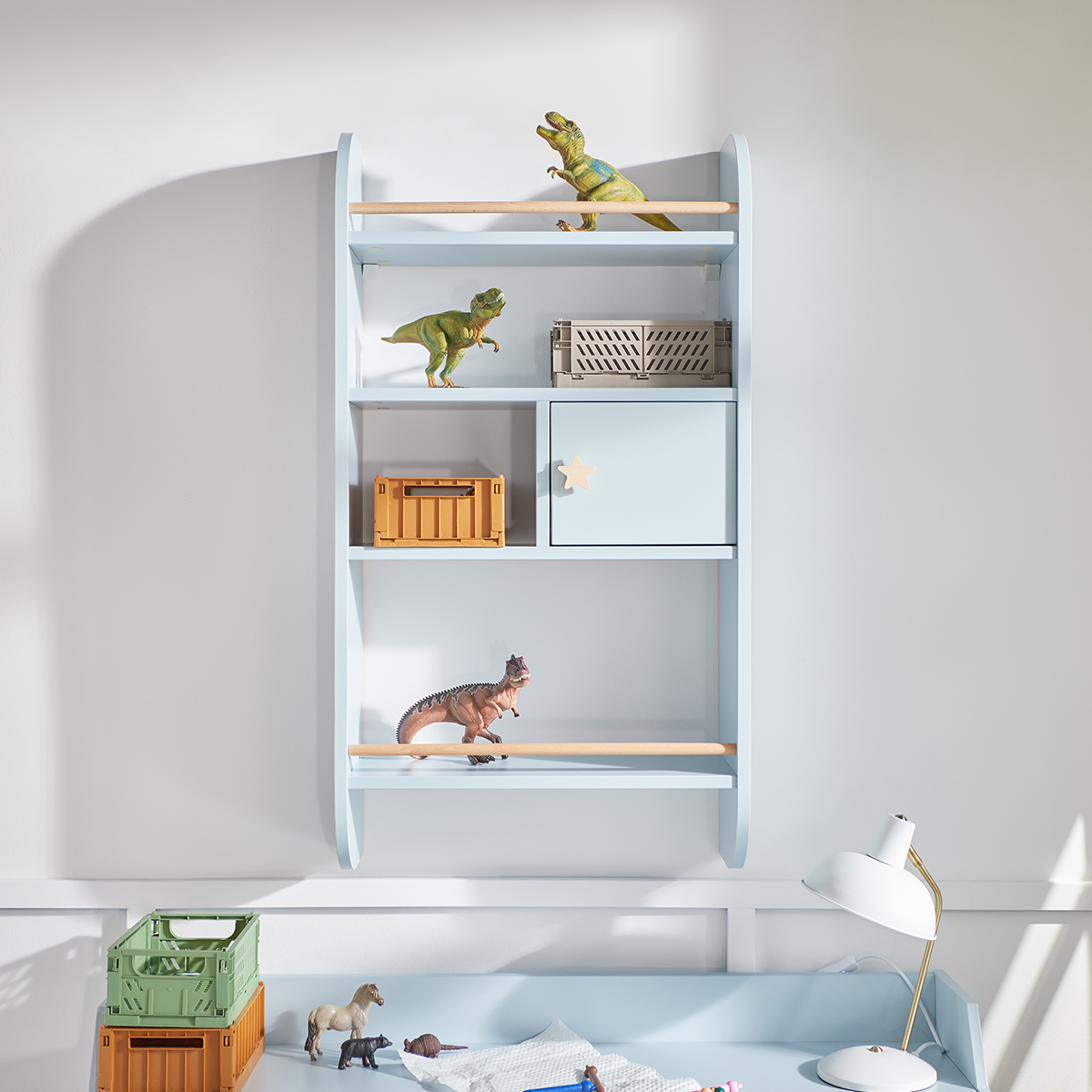Étagère murale Bellamy Rainbow - Bleu - vue 4