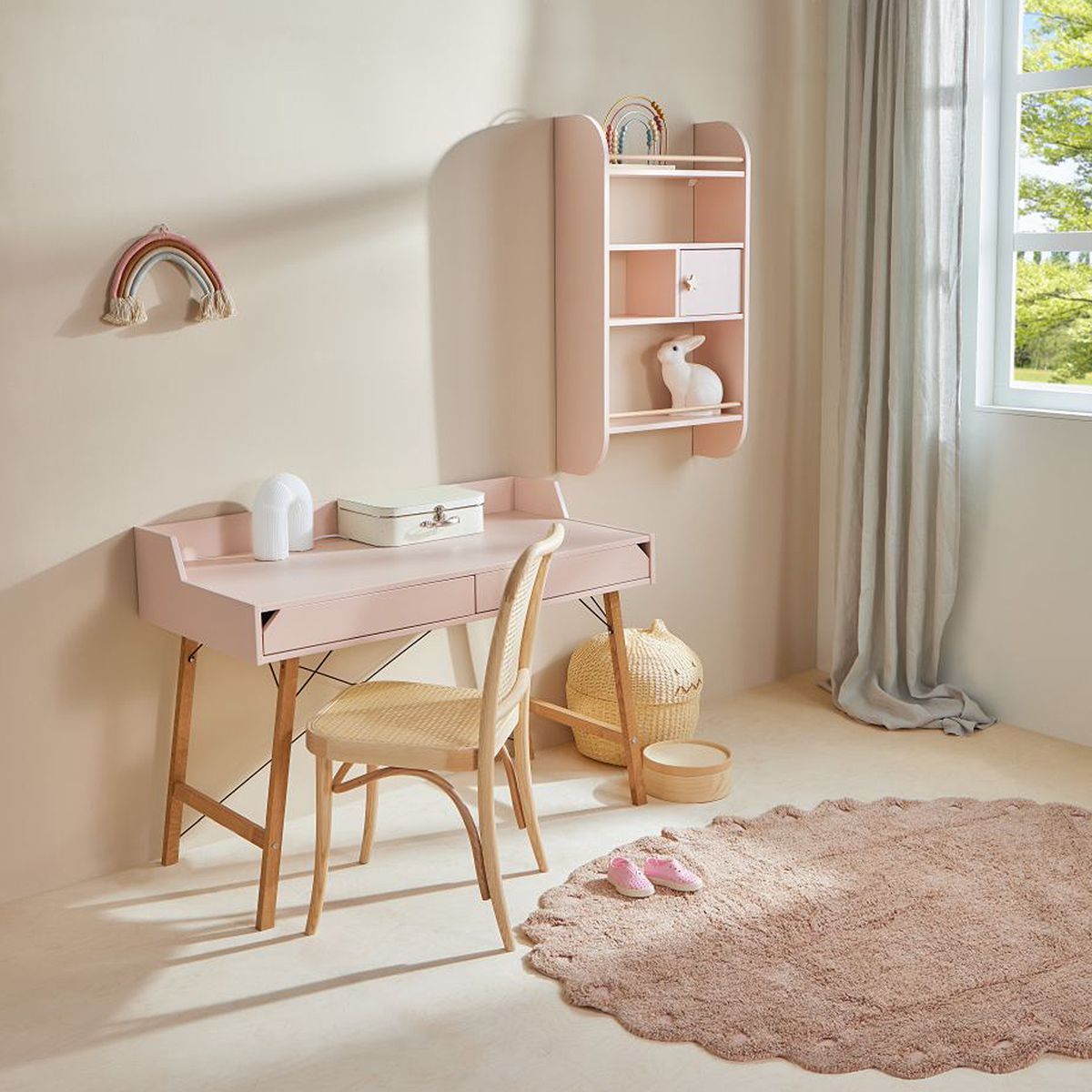 Étagère murale Bellamy Rainbow - Rose - vue 5