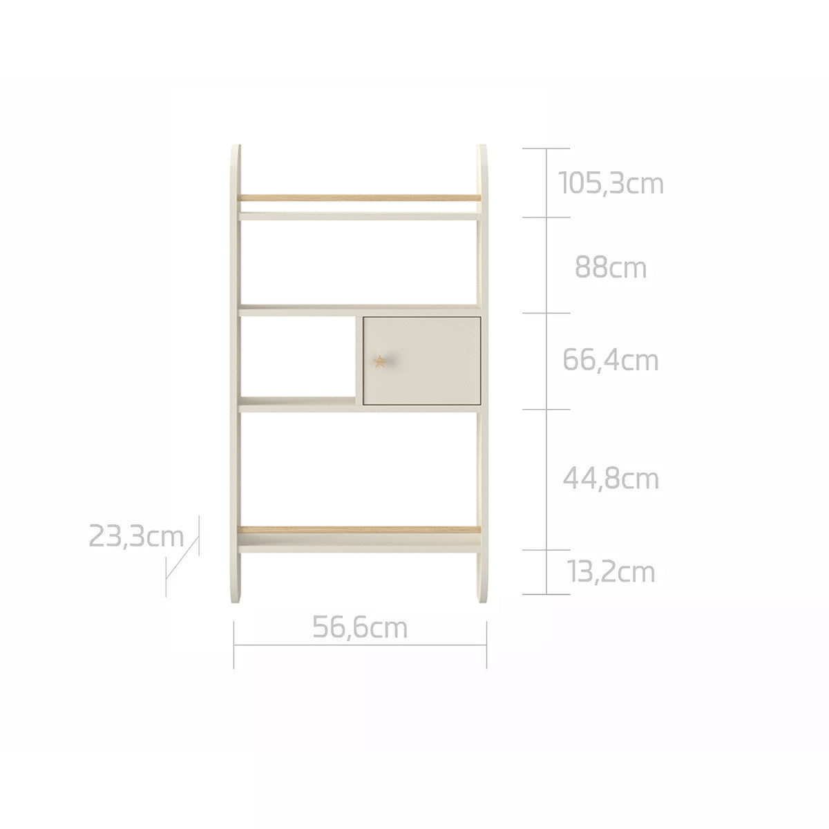 Etagère murale Bellamy Rainbow Cachemire - vue 4