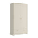 Armoire 2 portes 1 tiroir Bellamy Royal Beige
