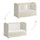 Lit évolutif 70x140 sommier inclus Bellamy Royal Beige