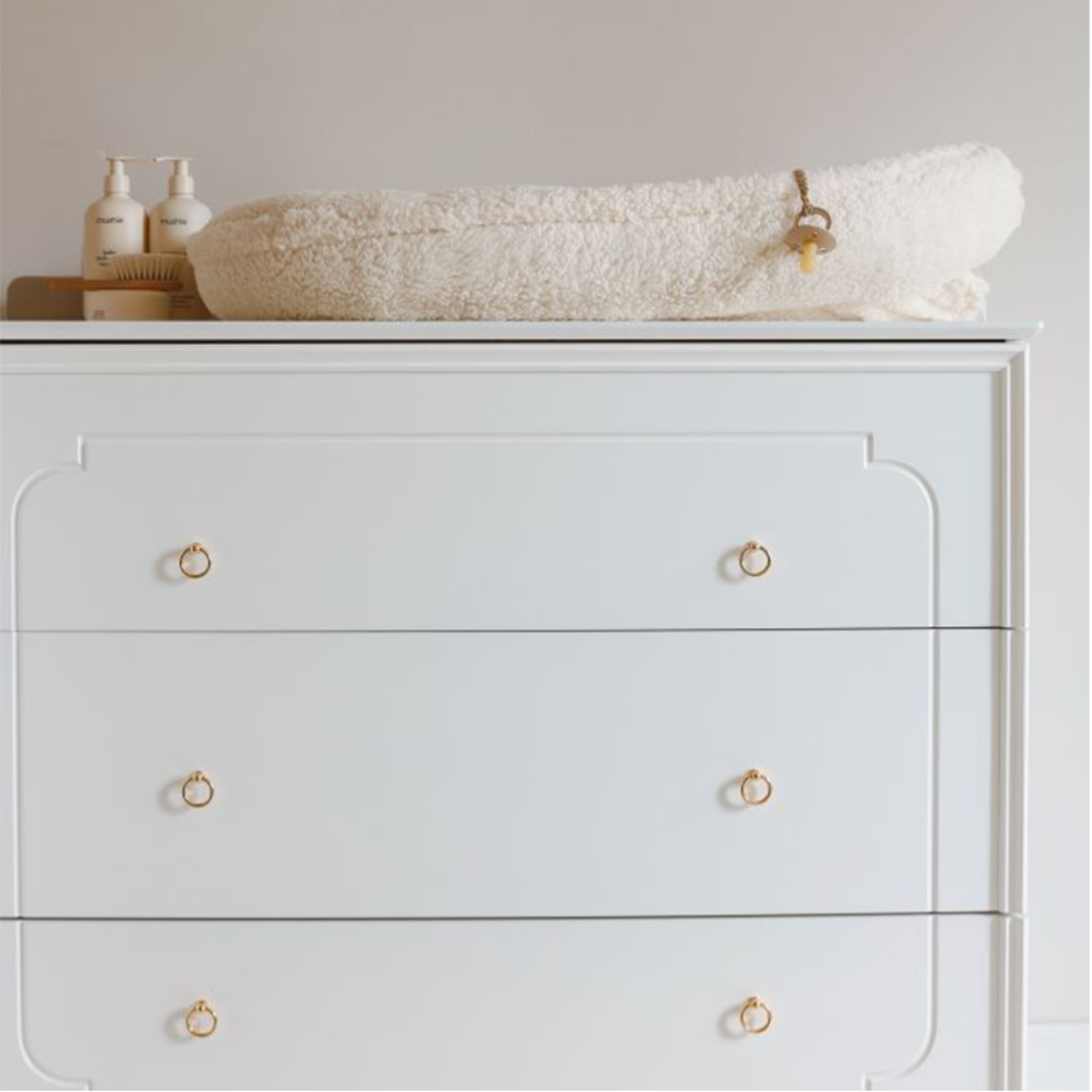Commode 3 tiroirs Bellamy Royal - Blanc - vue 4
