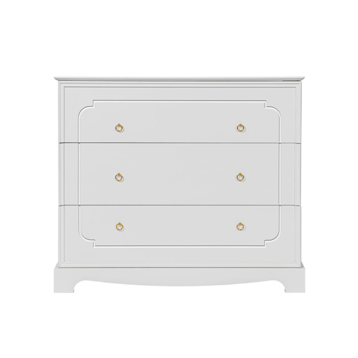 Commode 3 tiroirs Bellamy Royal - Blanc
