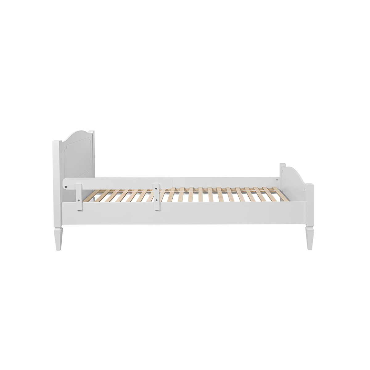 Lit 90x200 sommier inclus Bellamy Royal - Blanc - vue 3