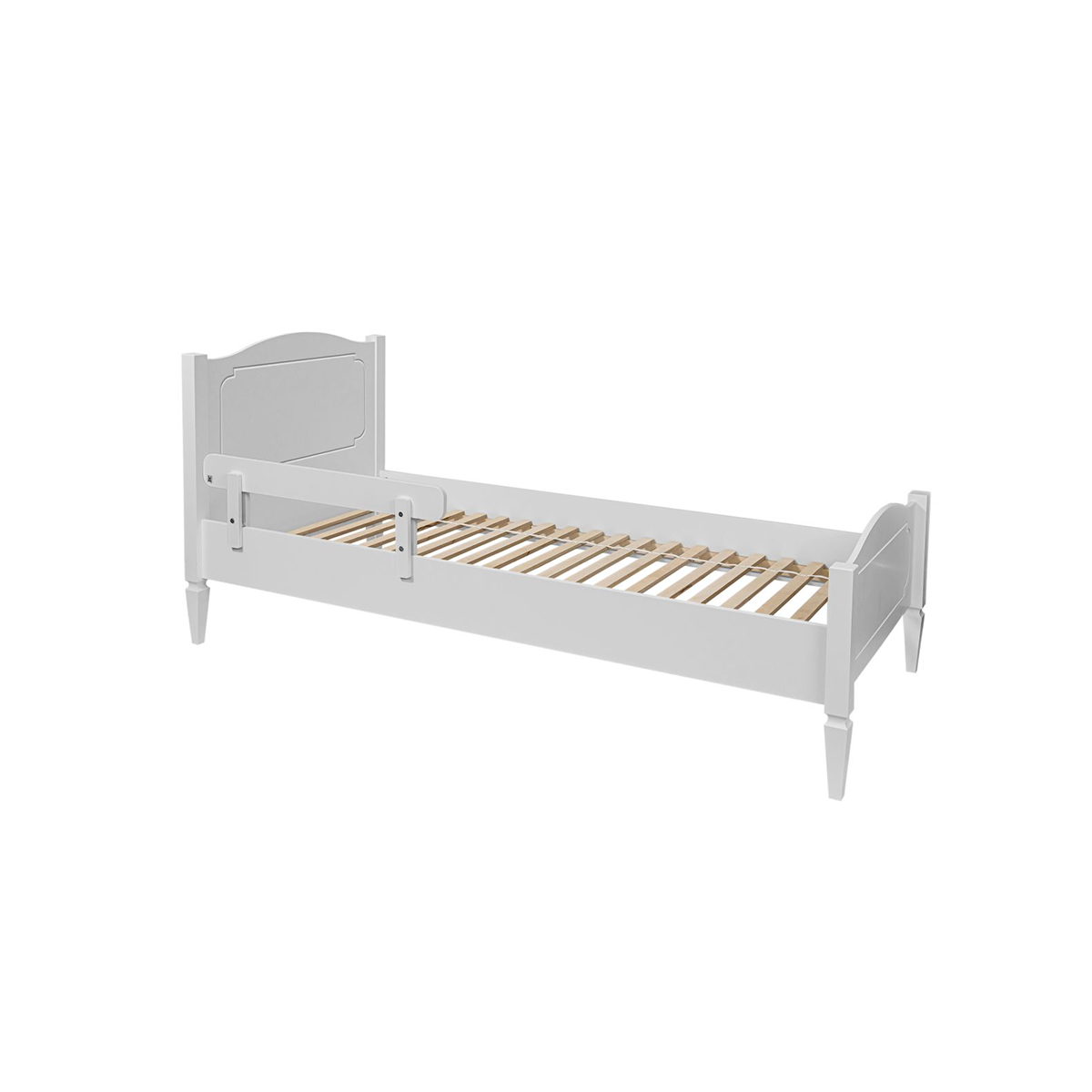 Lit 90x200 sommier inclus Bellamy Royal - Blanc - vue 4
