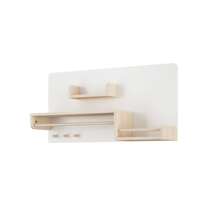 Étagère murale Bellamy So Sixty Blanc et bois