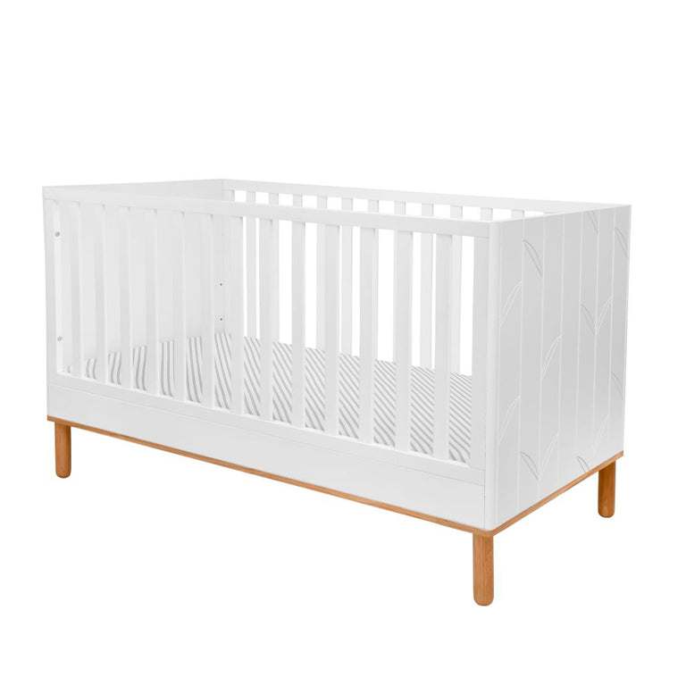 Lit évolutif 70x140 Bellamy Toteme Botanic Blanc et bois - vue 2