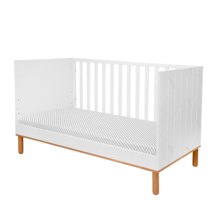 Lit évolutif 70x140 Bellamy Toteme Botanic Blanc et bois - vue 3