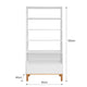 Bibliothèque Bellamy Toteme Cube Blanc et bois