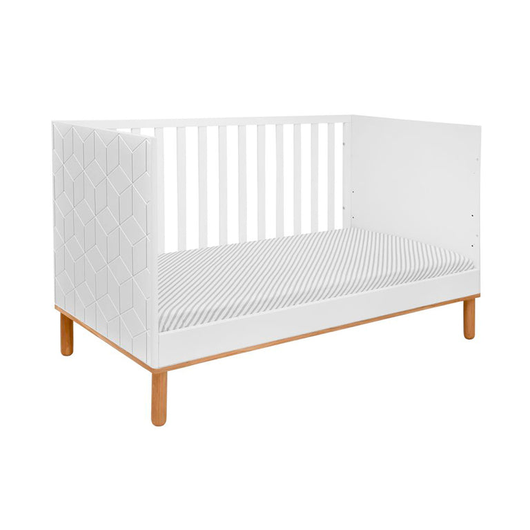 Lit évolutif 70x140 Bellamy Toteme Cube Blanc et bois - vue 3