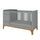 Lit combiné évolutif 70x120 en 70x160 Bellamy UP Gris et bois