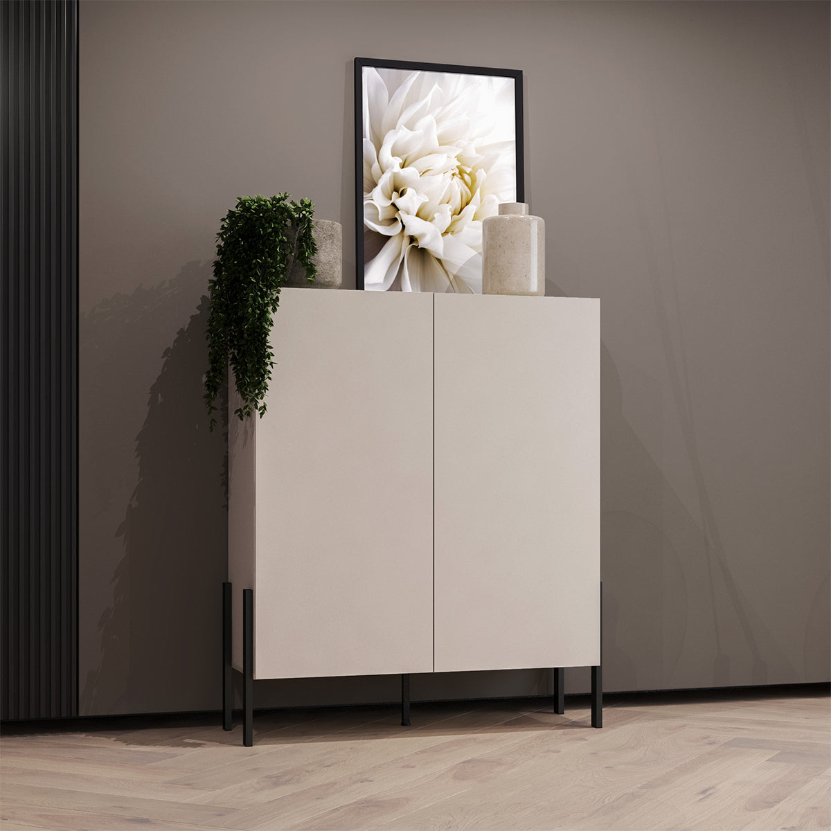 Buffet haut 2 portes Bérénice Cachemire - vue 3