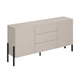 Buffet long 2 portes 3 tiroirs Bérénice Cachemire