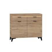 Buffet 2 portes 2 tiroirs LED inclus Ruben Bois