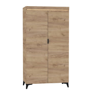 Armoire 2 portes LED inclus Ruben Bois
