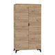 Armoire 2 portes LED inclus Ruben Bois