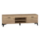 Meuble TV 2 portes 157 cm LED inclus Ruben Bois