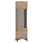 Vitrine 1 porte LED inclus Ruben Bois