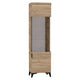 Vitrine 1 porte LED inclus Ruben Bois