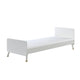 Lit 90x200 Sommier Inclus Vipack Billy - Blanc Satin