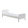 Lit 90x200 Sommier Inclus Vipack Billy - Blanc Satin