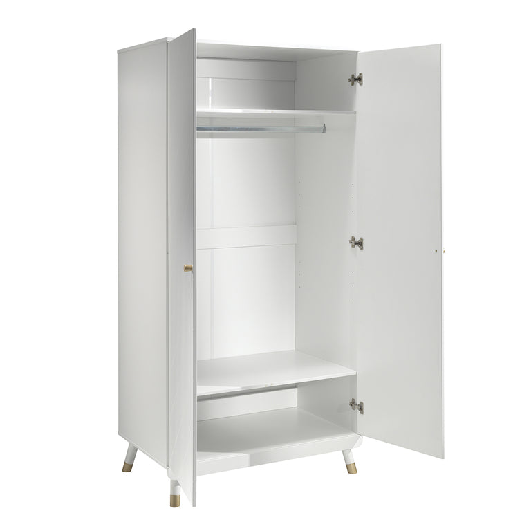 Armoire 2 portes Vipack Billy Blanc - vue 2